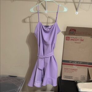 Charlotte Russe Lavender Mini Dress (2X)